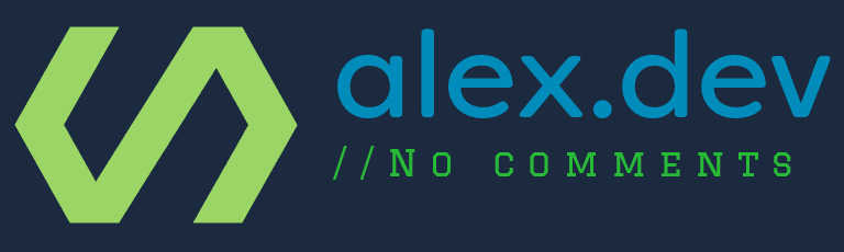 alex.dev //no comments